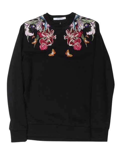 givenchy bird of paradise sweatshirt|Givenchy Black Birds Of Paradise Sweatshirt .